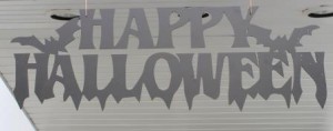 Halloween Schriftzug